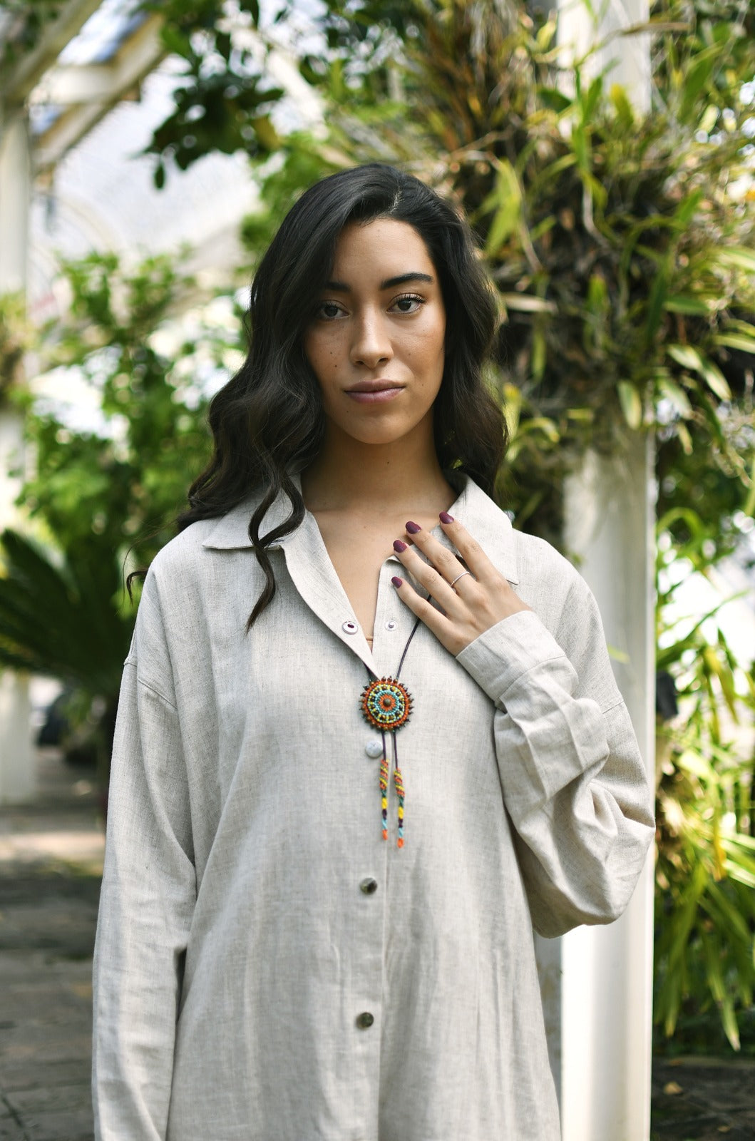 Uniquely Crafted Handmade Bead Bolo Tie Necklace - Cattle Kai