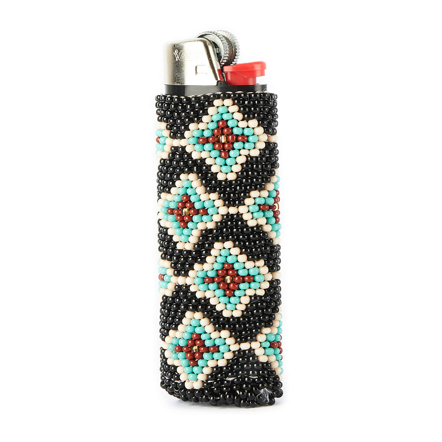 Chocolate Min Handmade Beaded Lighter Case Sleeve Accessory