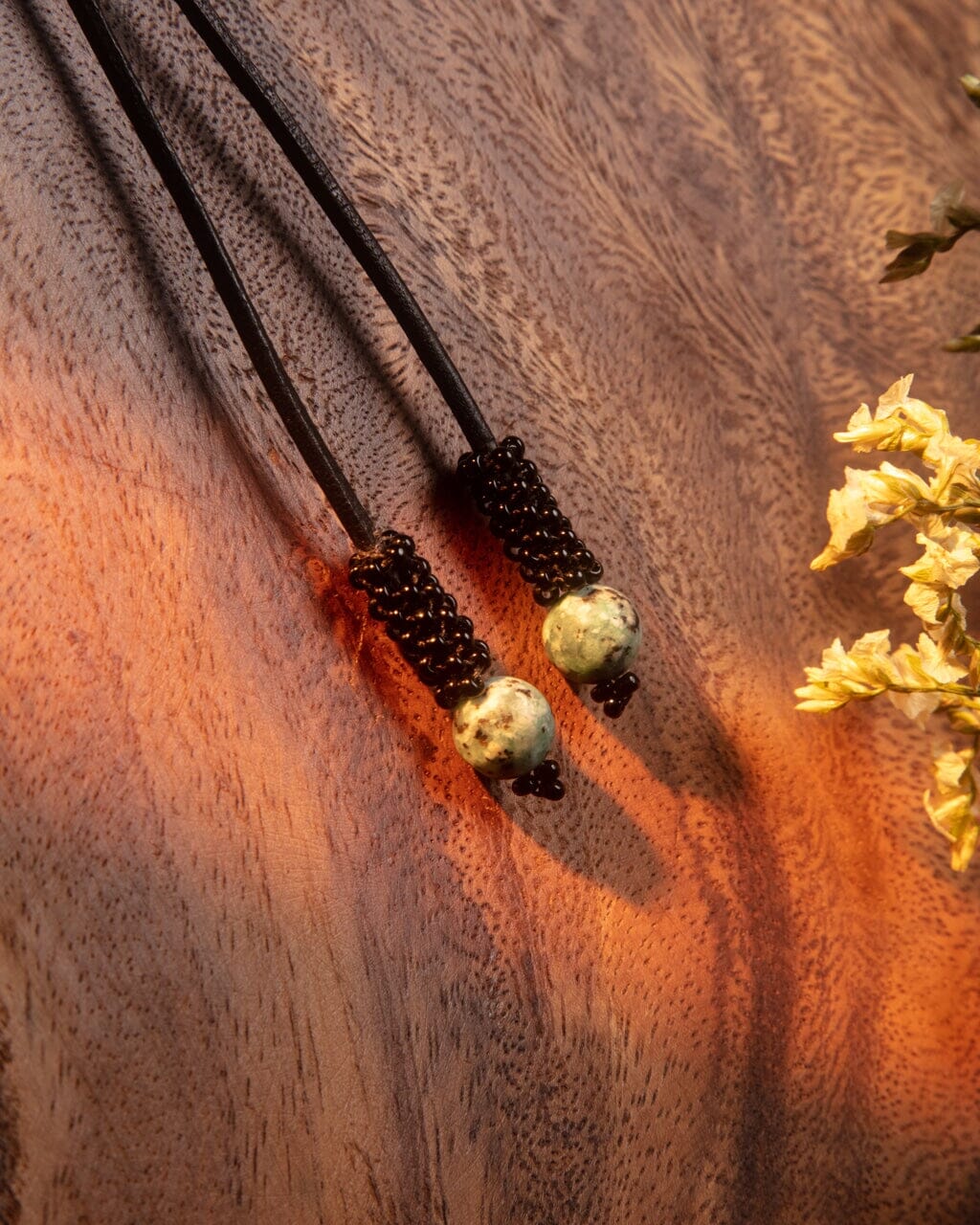 Lobo Wolf Handmade Embroidered Beaded Bolo Tie Necklace Necktie Native