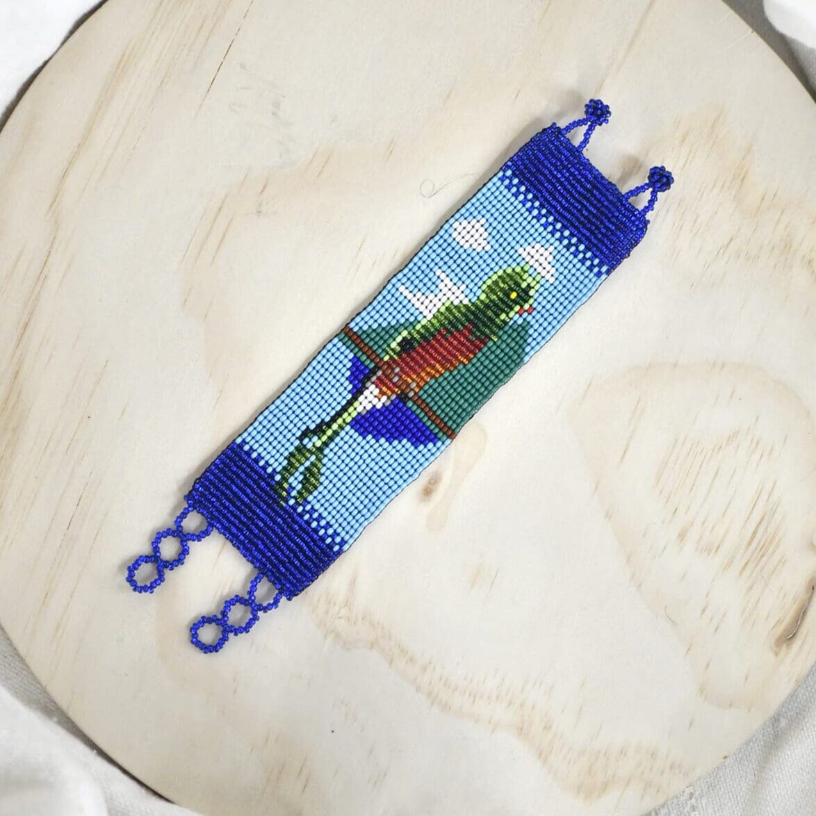 Amazoni bracelet Mother Sierra - Artistic handmade beaded wrist pieces