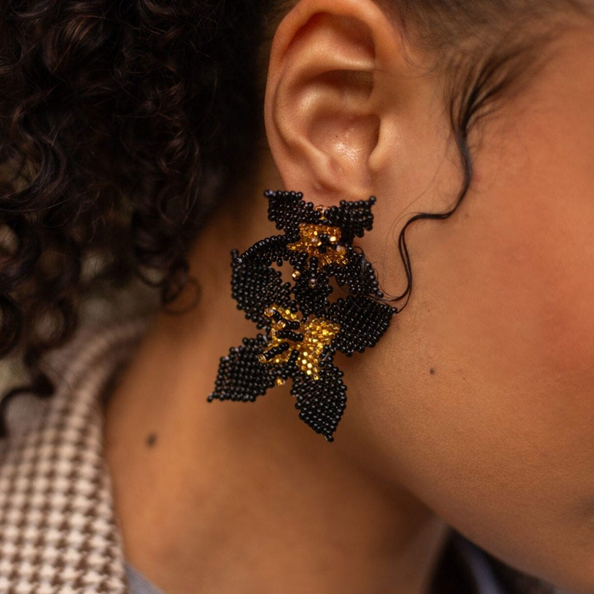 Black Bolero Earrings Mother Sierra 