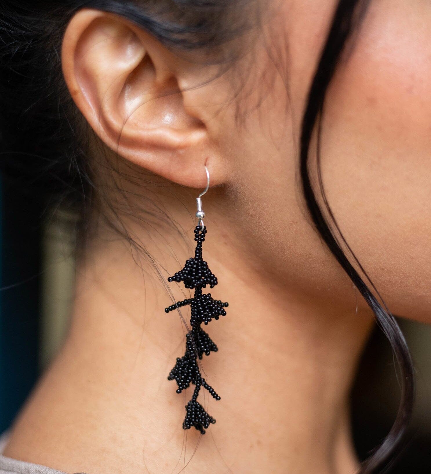 Black Meow Earrings Earrings Mother Sierra 