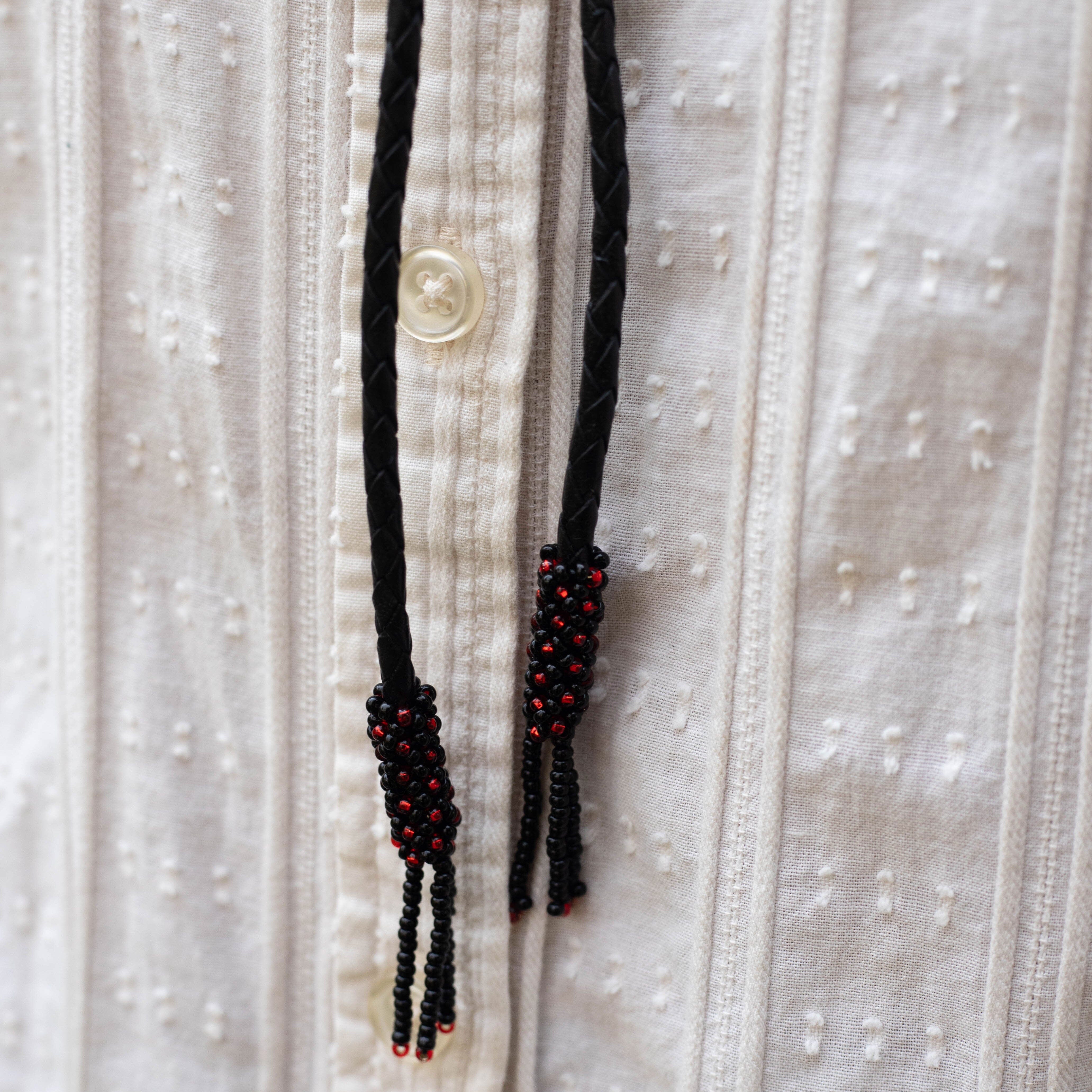 Black Rose Bolo Tie Necktie Mother Sierra 