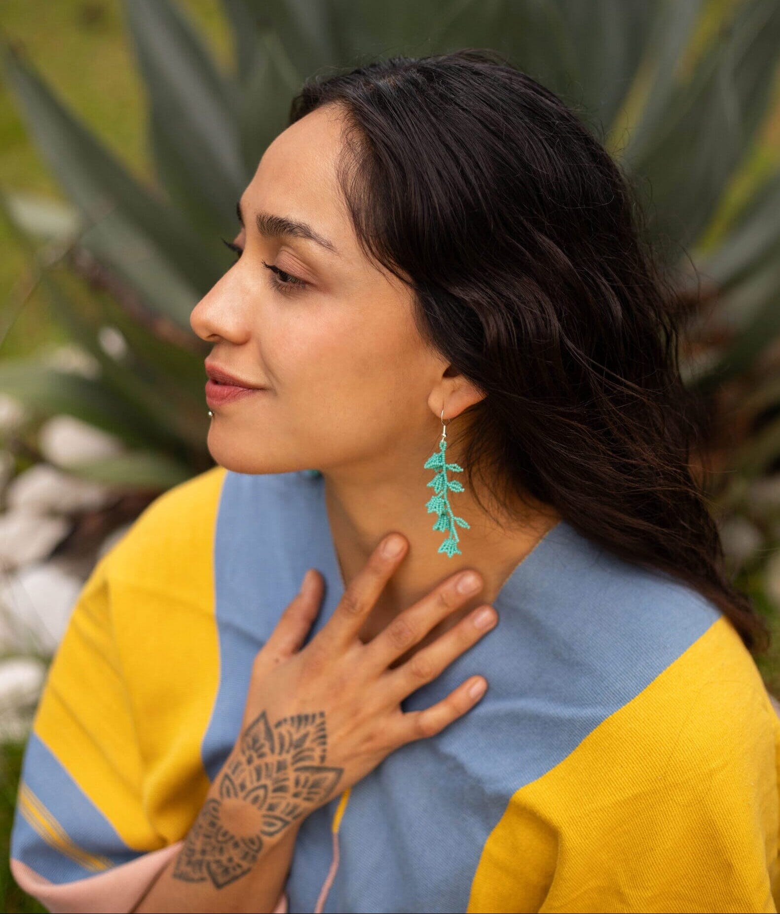 Dancing Peacocks Earrings Earrings Mother Sierra 