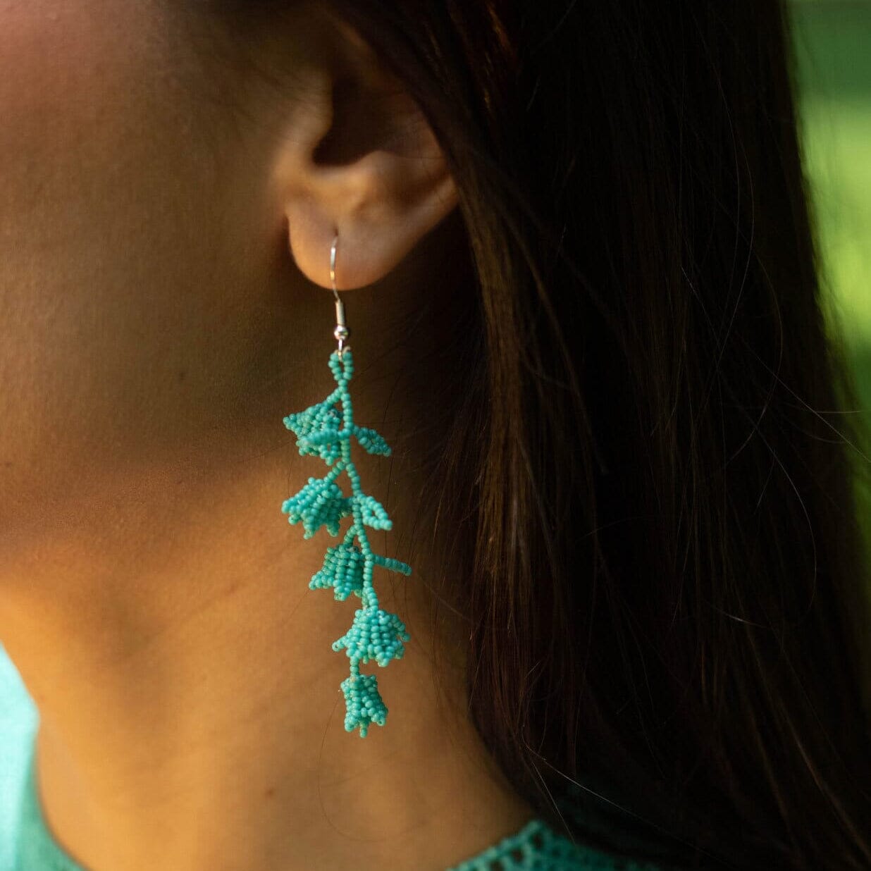 Dancing Peacocks Earrings Earrings Mother Sierra 