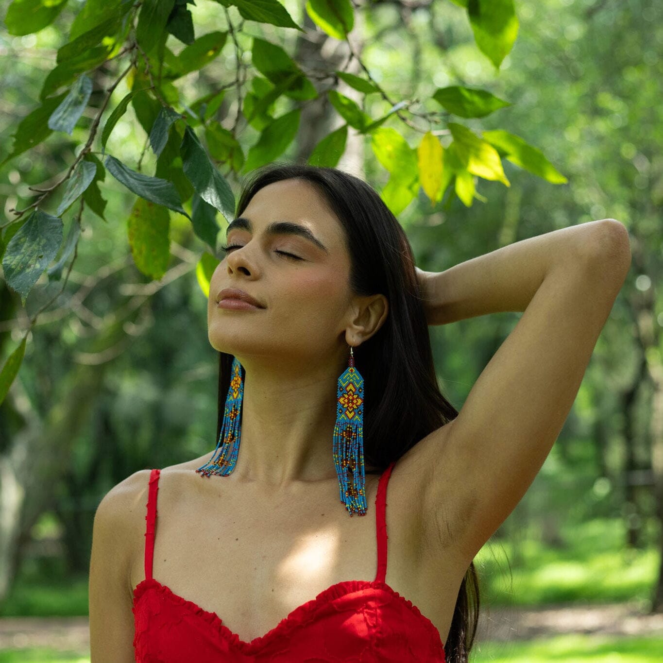 Mosaic Braid Earrings Mother Sierra 