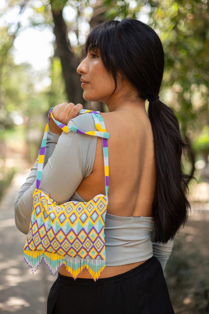 Purple Rain Beaded Purses Mother Sierra 