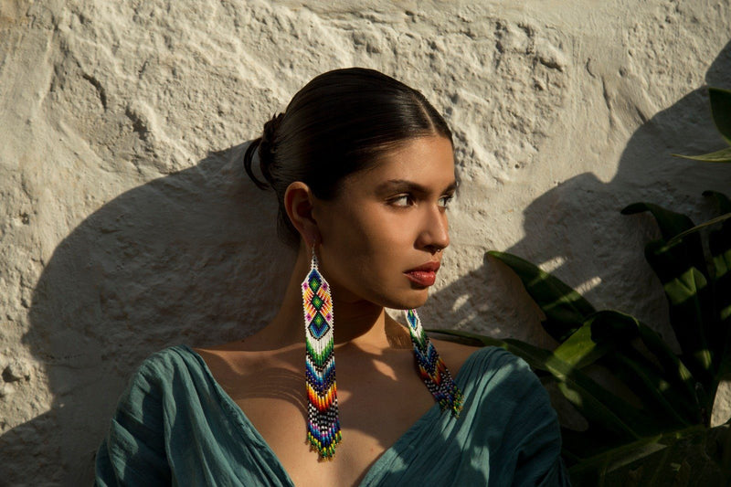 Kaleidoscope By Mother Sierra - Beaded Jewelry - Native American Jewelry - Huichol Jewelry