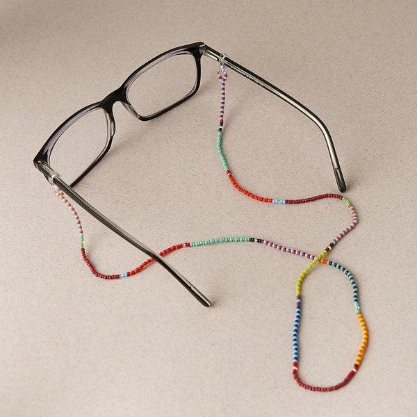 Lifesavers Glasses Chain By Mother Sierra - Beaded Jewelry - Native American Jewelry - Huichol Jewelry