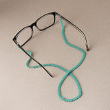 parakeet turquoise beaded glasses chain jewelry