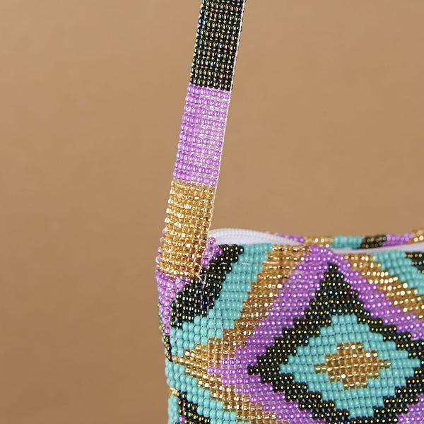 Pink Lemonade By Mother Sierra - Beaded Jewelry - Native American Jewelry - Huichol Jewelry
