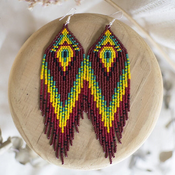 Rainforest By Mother Sierra - Beaded Jewelry - Native American Jewelry - Huichol Jewelry